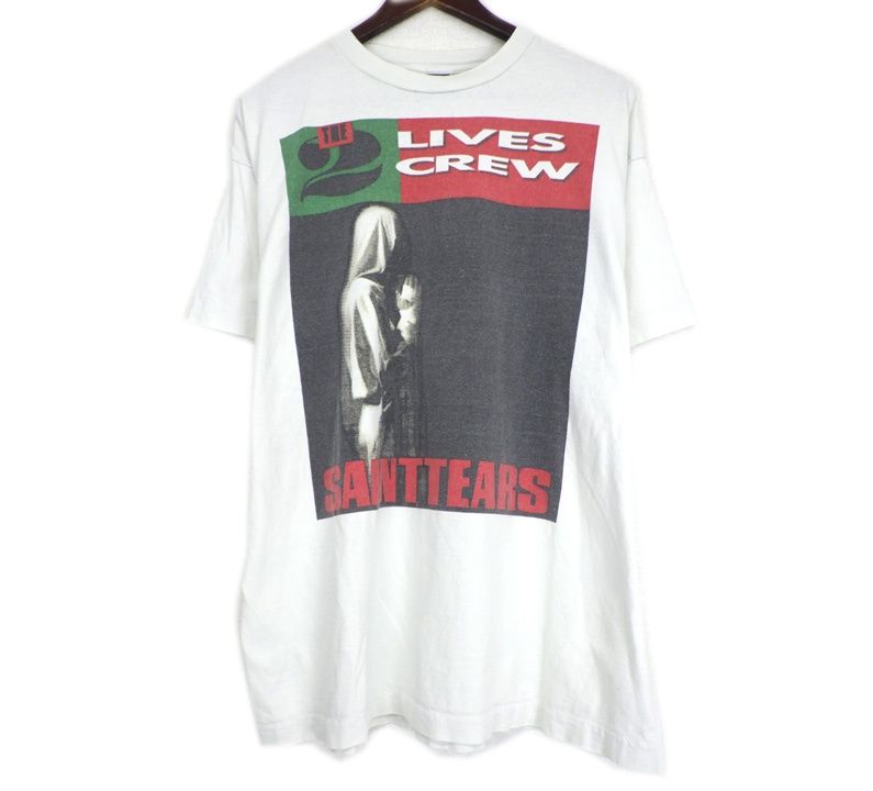セントマイケル SAINT MICHAEL × デニムティアーズ DENIM TEARS 【 DT SS TEE SM YS8 0000 C01 】 LIVES CREW プリント 半袖 Tシャツ w27250