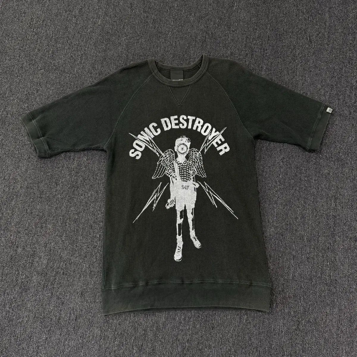 BEAMS T ビームス コラボ ワッフル ヴィンテージ 半袖Tシャツ