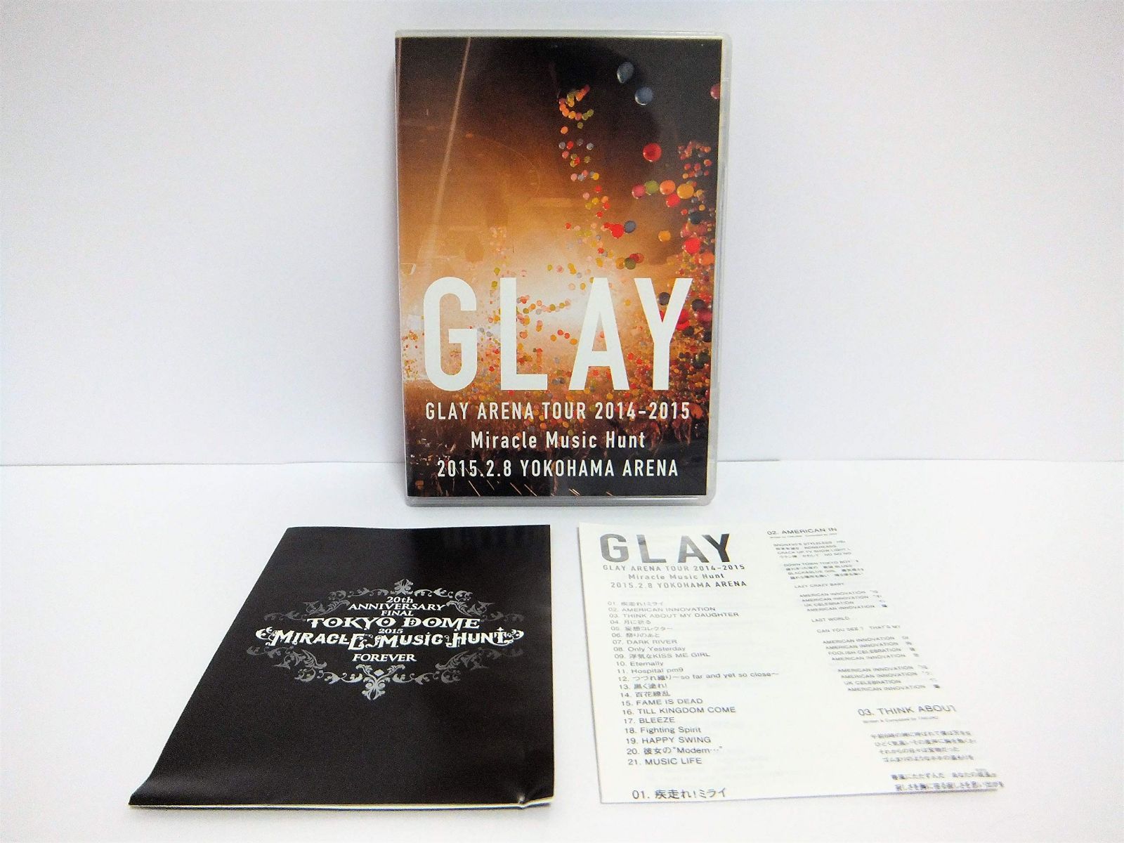 20th Anniversary Final GLAY in TOKYO DOME 2015 Miracle Music Hunt Forever[DVD-SPECIAL BOX-]