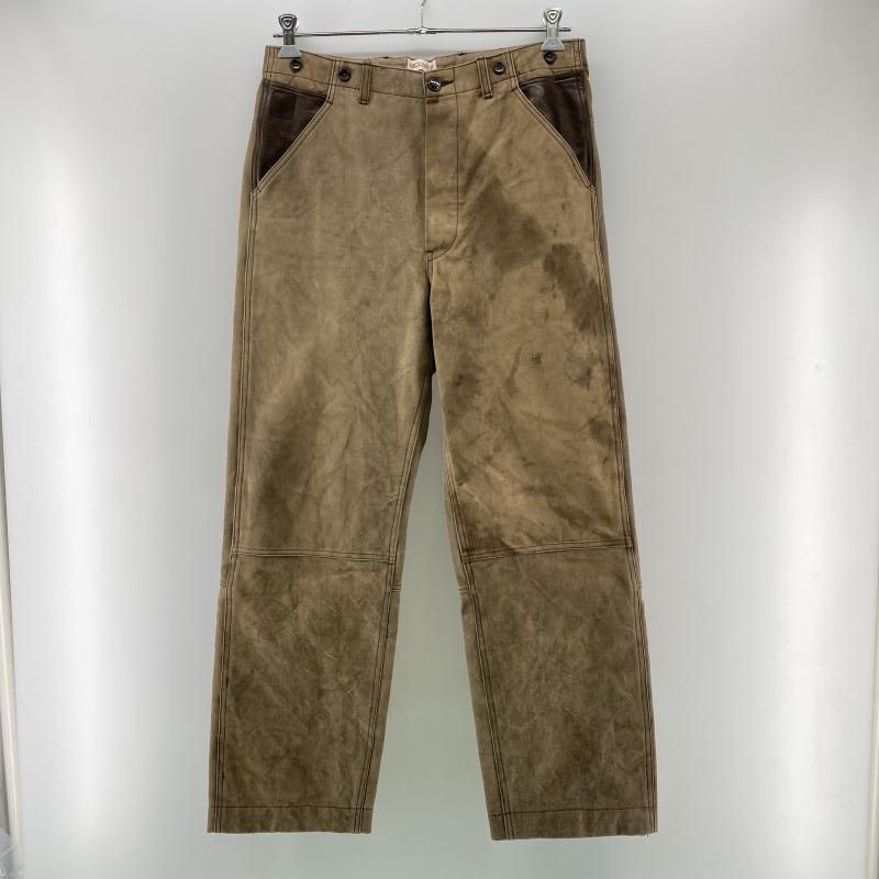 中古】NICENESS R.I.PENNY 柿渋染め 限定 ダブルニーダックパンツ NN