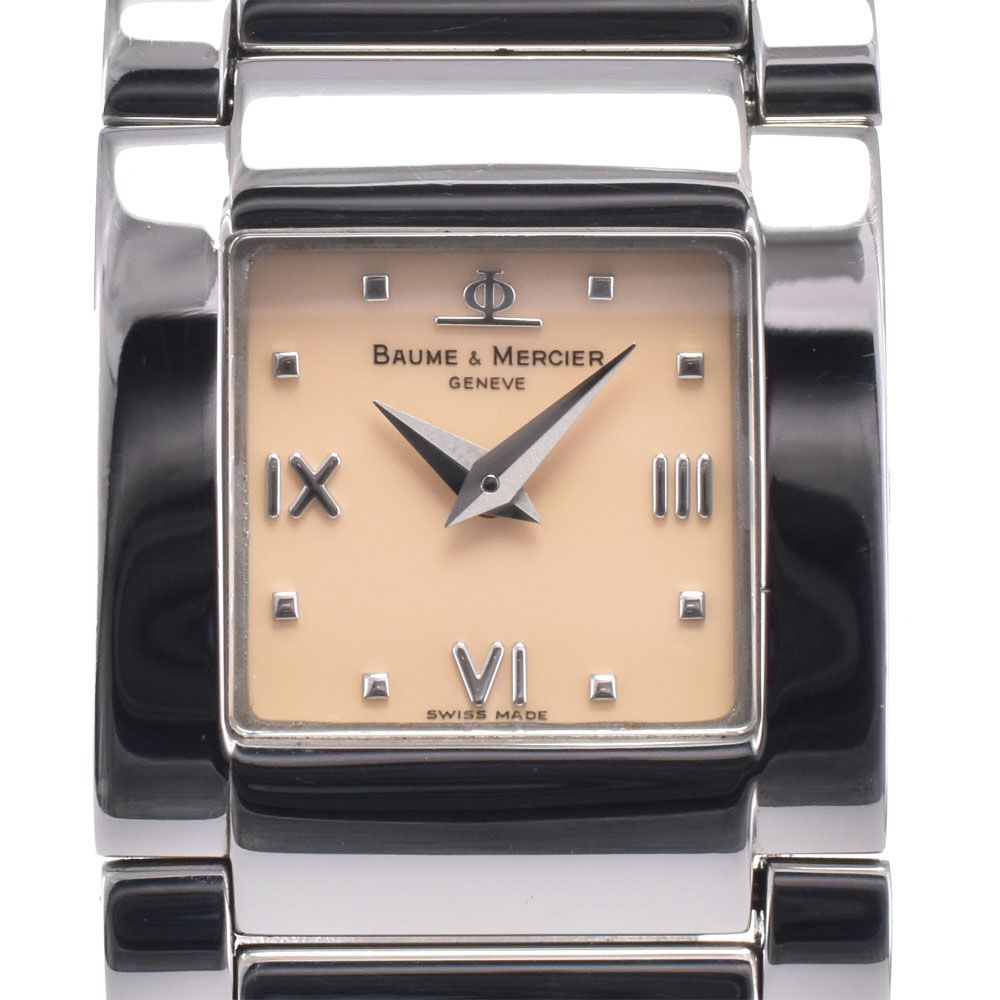ボーム＆メルシェ Baume & Mercier MV045219 キャットウォーク アイボリー クォーツ レディース 美品 腕時計 L#147857
