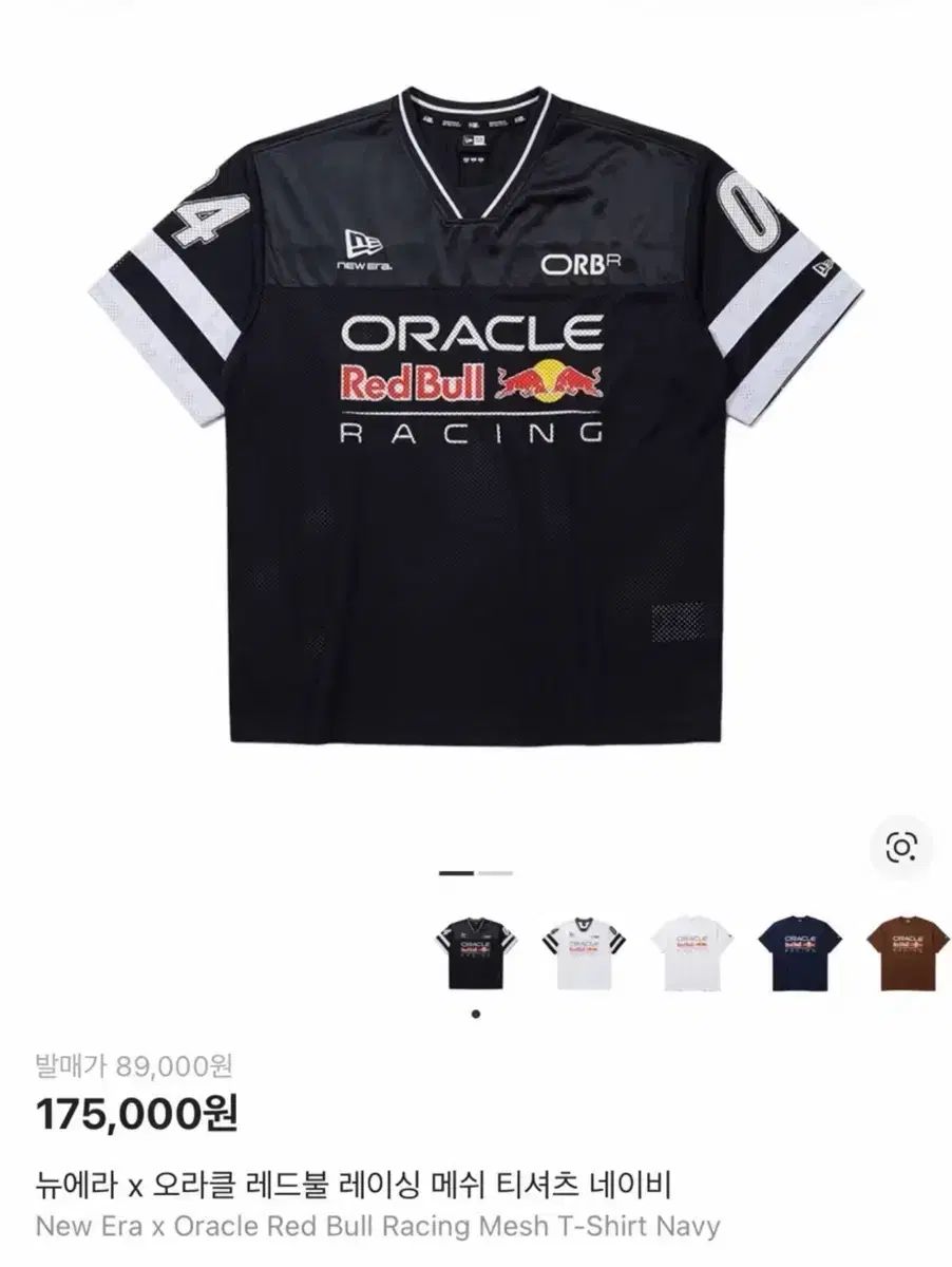 ニューエラ レッドブル レーシング メッシュ Tシャツ ネイビー