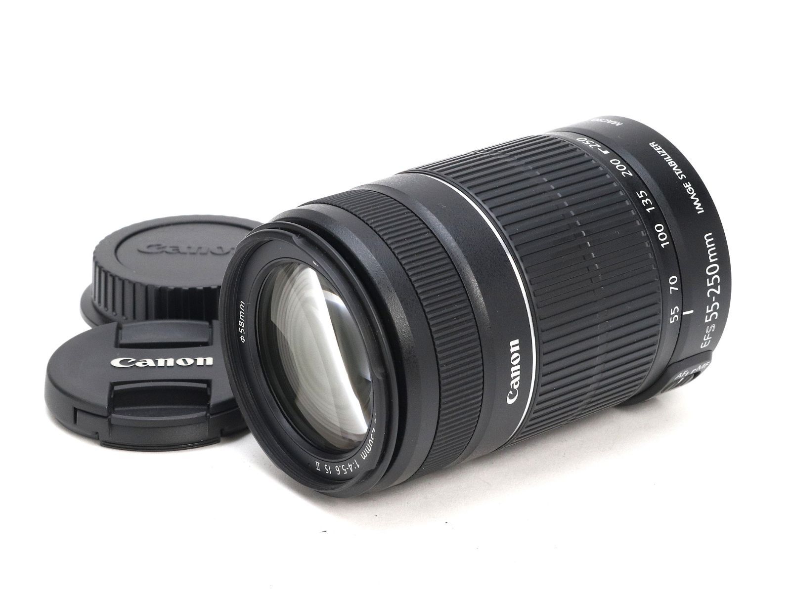 A+ (美品) Canon キヤノン EF-S 55-250mm F4-5.6 IS II 初期不良返品対応 66-44