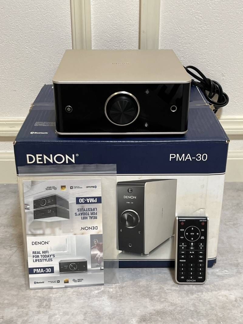 美品! DENON PMA-30 プリメインアンプ リモコン付 音響機器