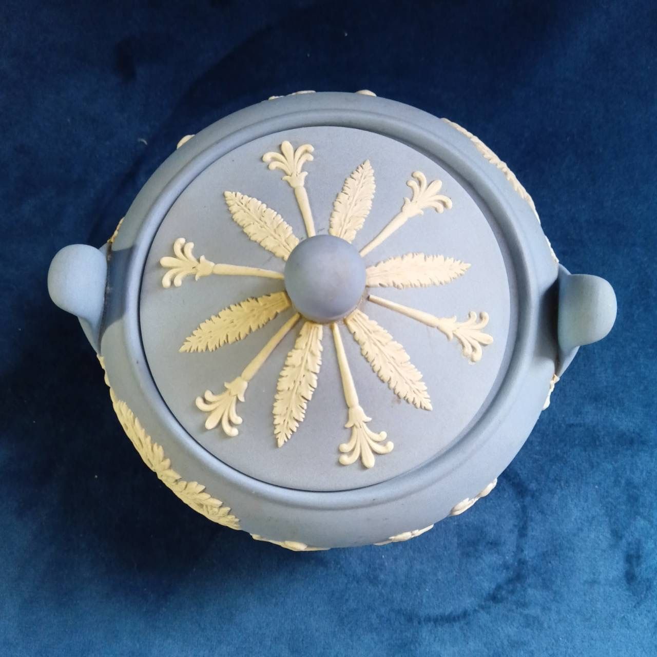 ウェッジウッド Wedgwood ジャスパーウェア シュガーポット・プレート