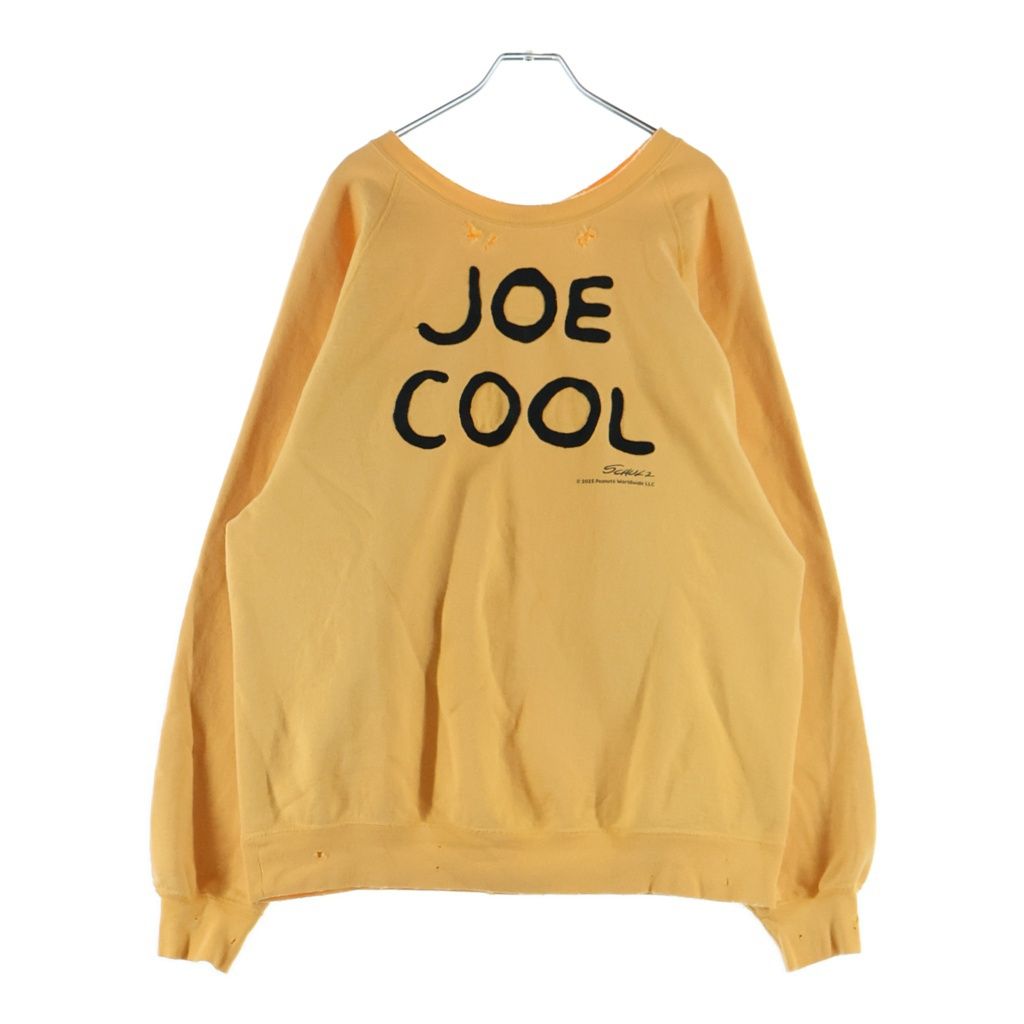 NEXUS7 (ネクサスセブン) JOE COOL JOE COOL CREW クルーネックスウェット イエロー R0A-NNK-C0F