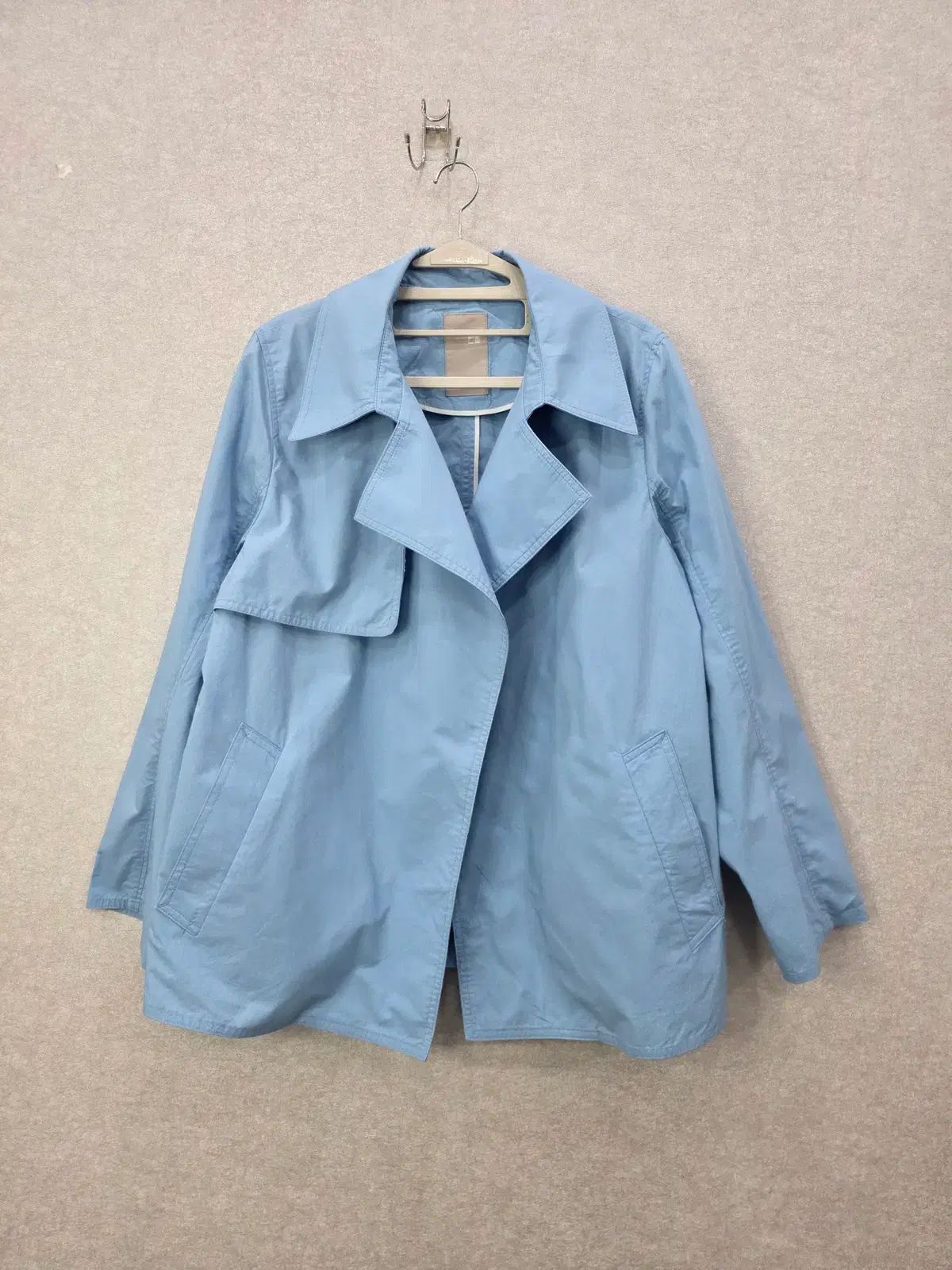BEAN POLE ビーンポール レディース スカイブルー オープン ジャケット