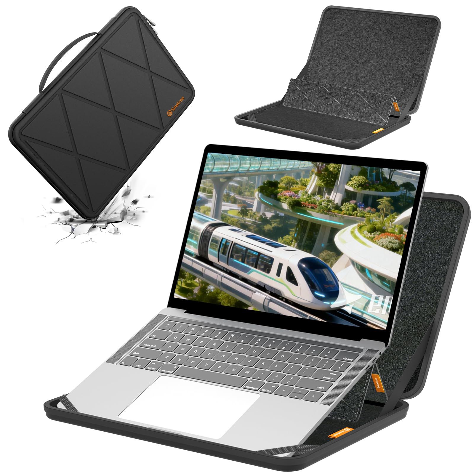 新品 Smatree MS67 ハードプロテクション 14 インチ ノートパソコンスリーブケース 適合機種： Microsoft Surface Laptop Studio 2、HP Fortis G1i Chromebook