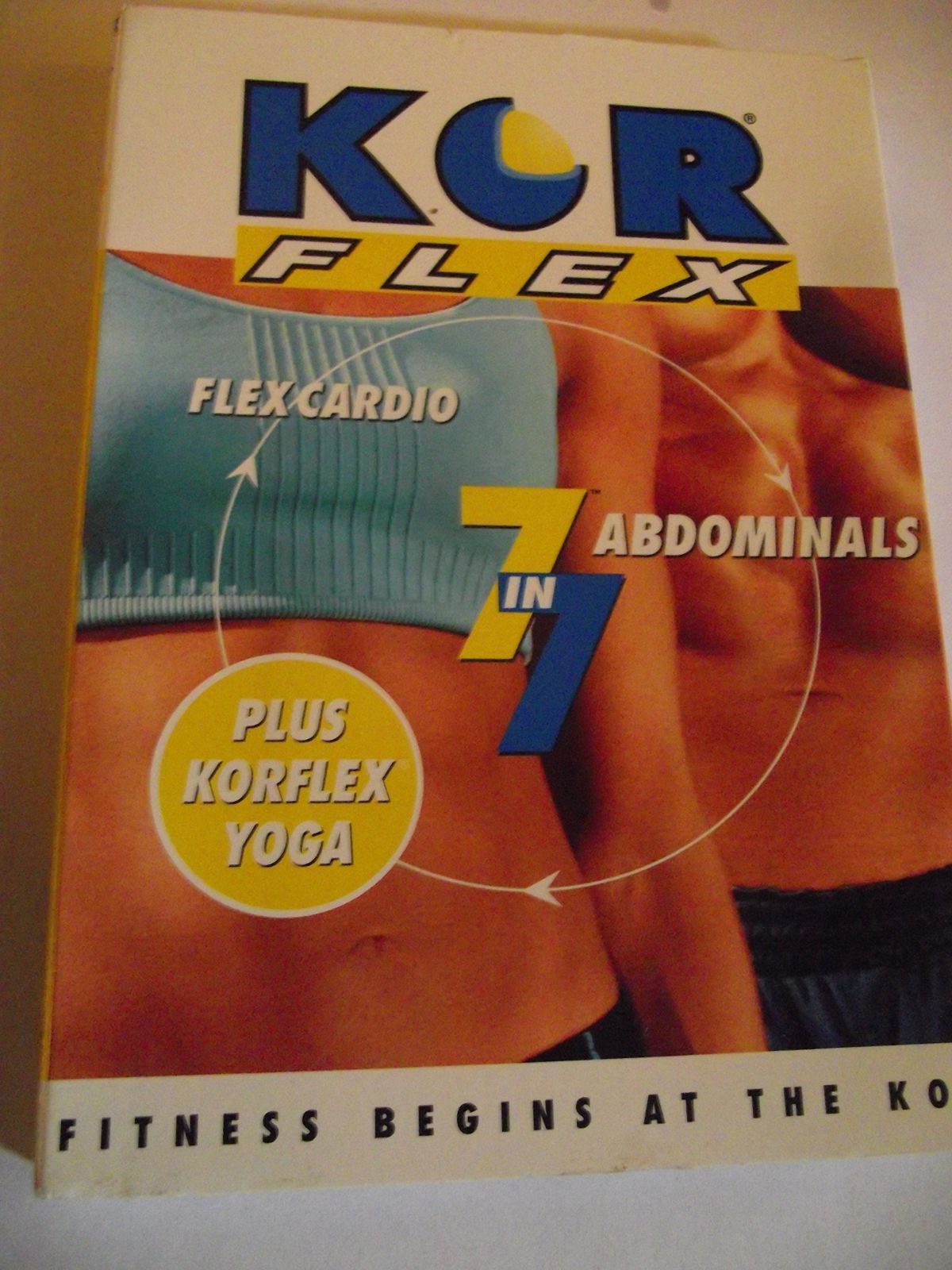 Kor Flex -- 7 in 7 - flex cardio -- Abdominals -- plus korflex Yoga -- DVD