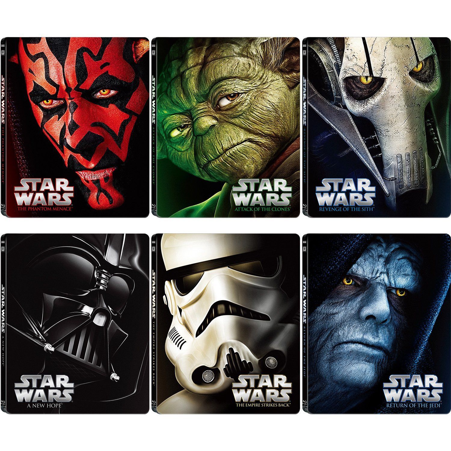 スター・ウォーズ　サーガ　スチールブックセット（エピソード1～6）