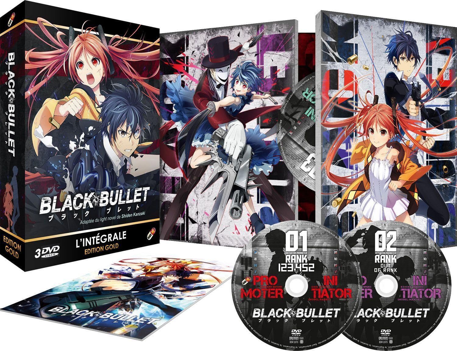 ブラック・ブレット 黒の銃弾 フランス版 DVD Edition Gold