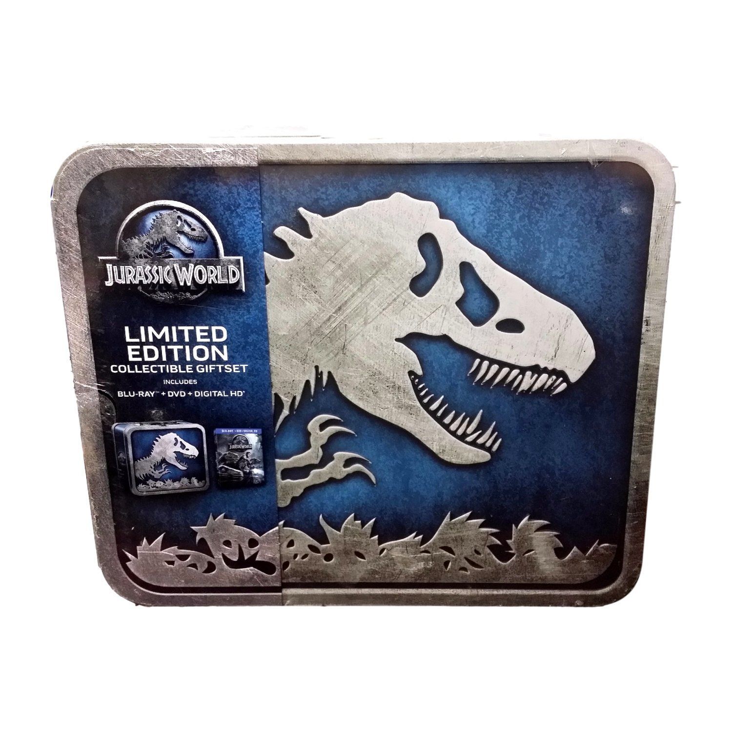 Jurassic World Limited Edition Collectible Giftset with Collectible Tin Lunchbox [Blu-ray + DVD + Digital HD] [2015] [Im