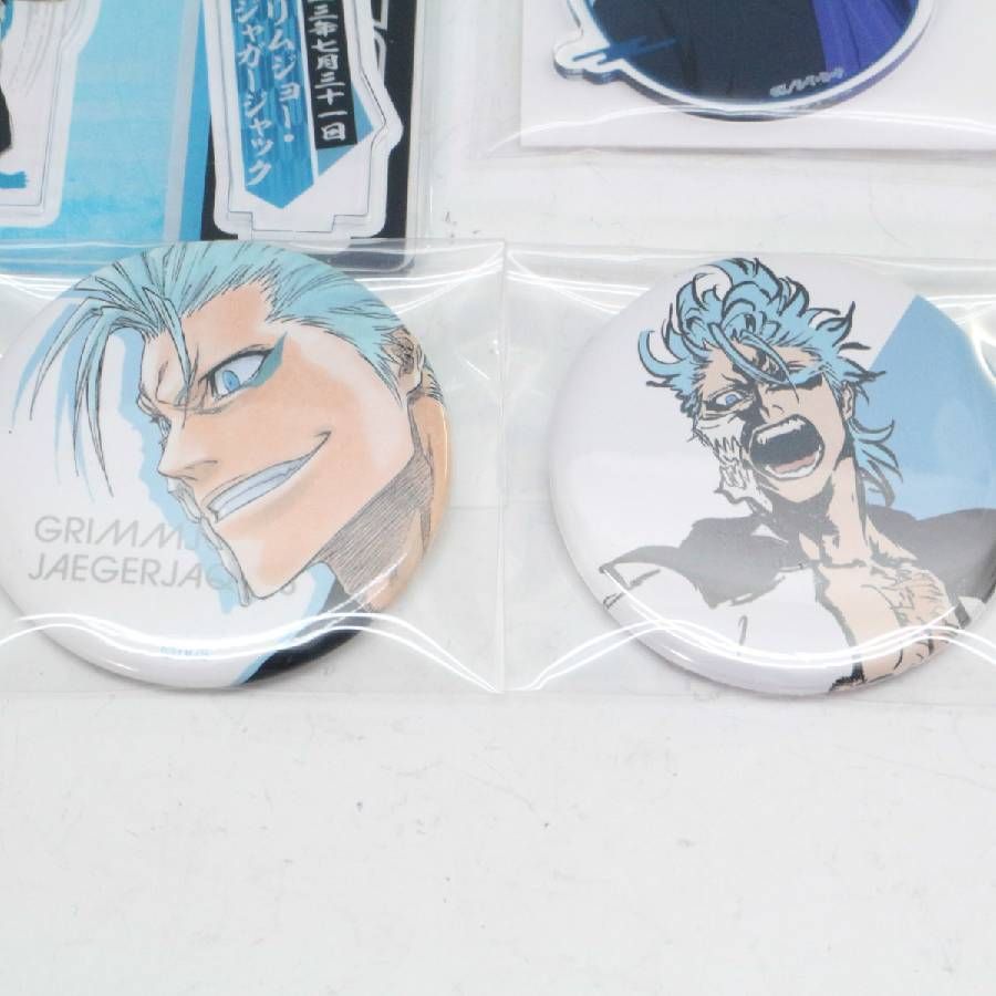 7個セット】BLEACH ブリーチ グリムジョー アクリルスタンド 缶バッジ