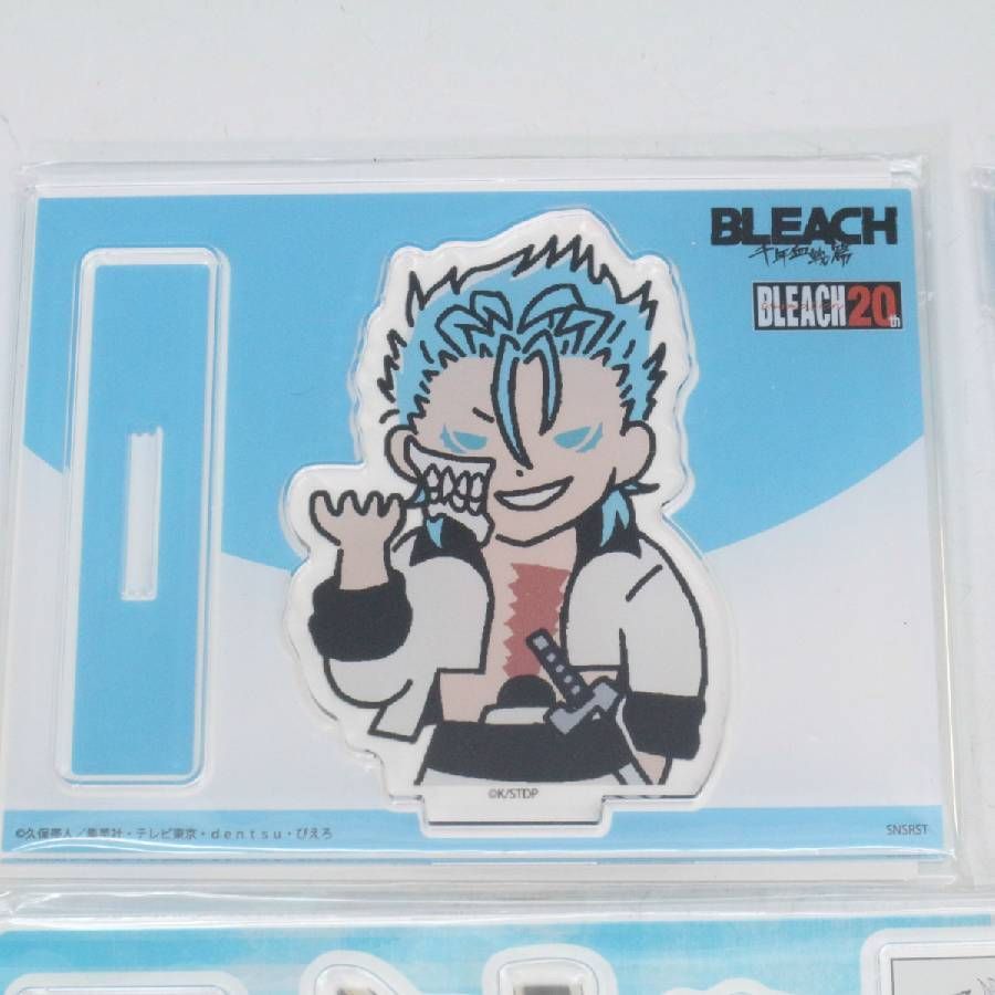 7個セット】BLEACH ブリーチ グリムジョー アクリルスタンド 缶バッジ