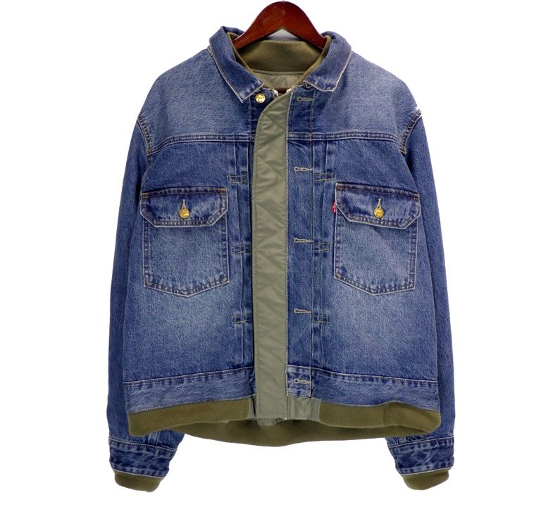サカイ sacai × リーバイス Levis 25SS 【 Nylon Twill Reversible