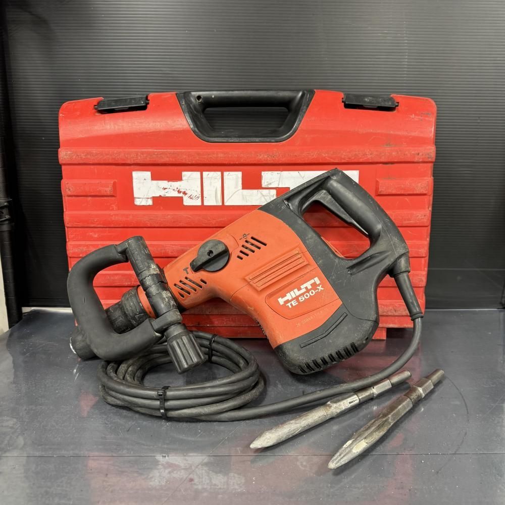 【中古】HILTI TE 500-X 電動ハンマ　(先端ダストカバー破損) 【202】