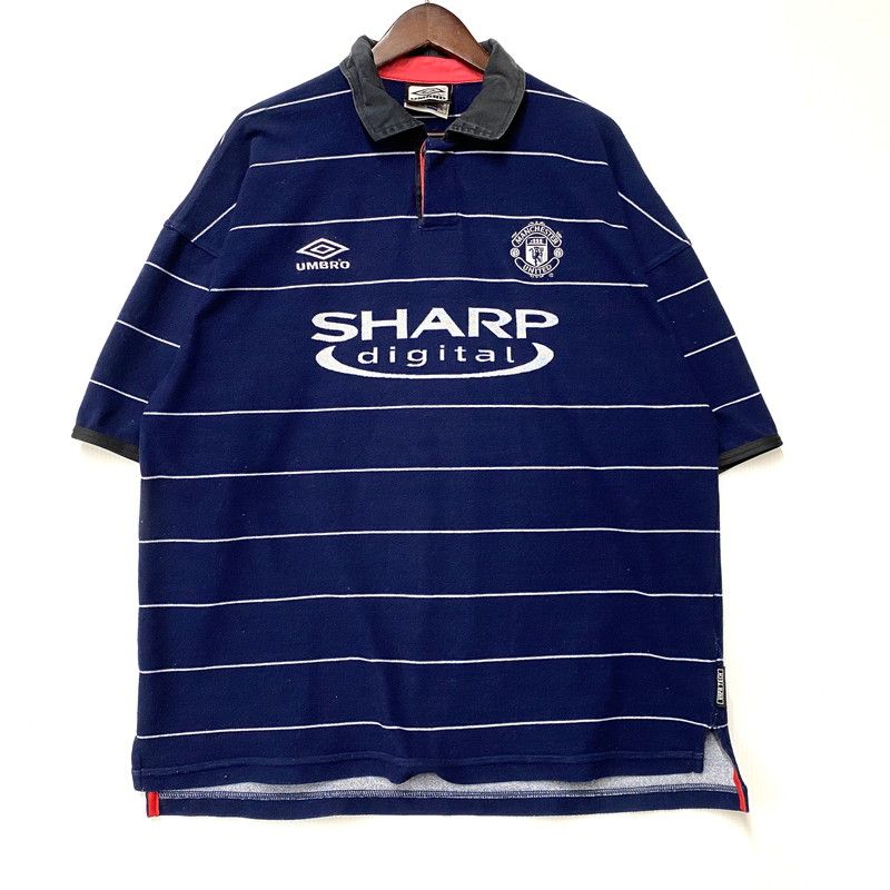 【中古品】 OLD UMBRO オールド アンブロ SEASON MANCHESTER UNITED FC AWAY SHIRT BECKHAM 7 マンチェスター ユナイテッド アウェイ シャツ ベッカム トップス【146-260610-kh-04-izu】