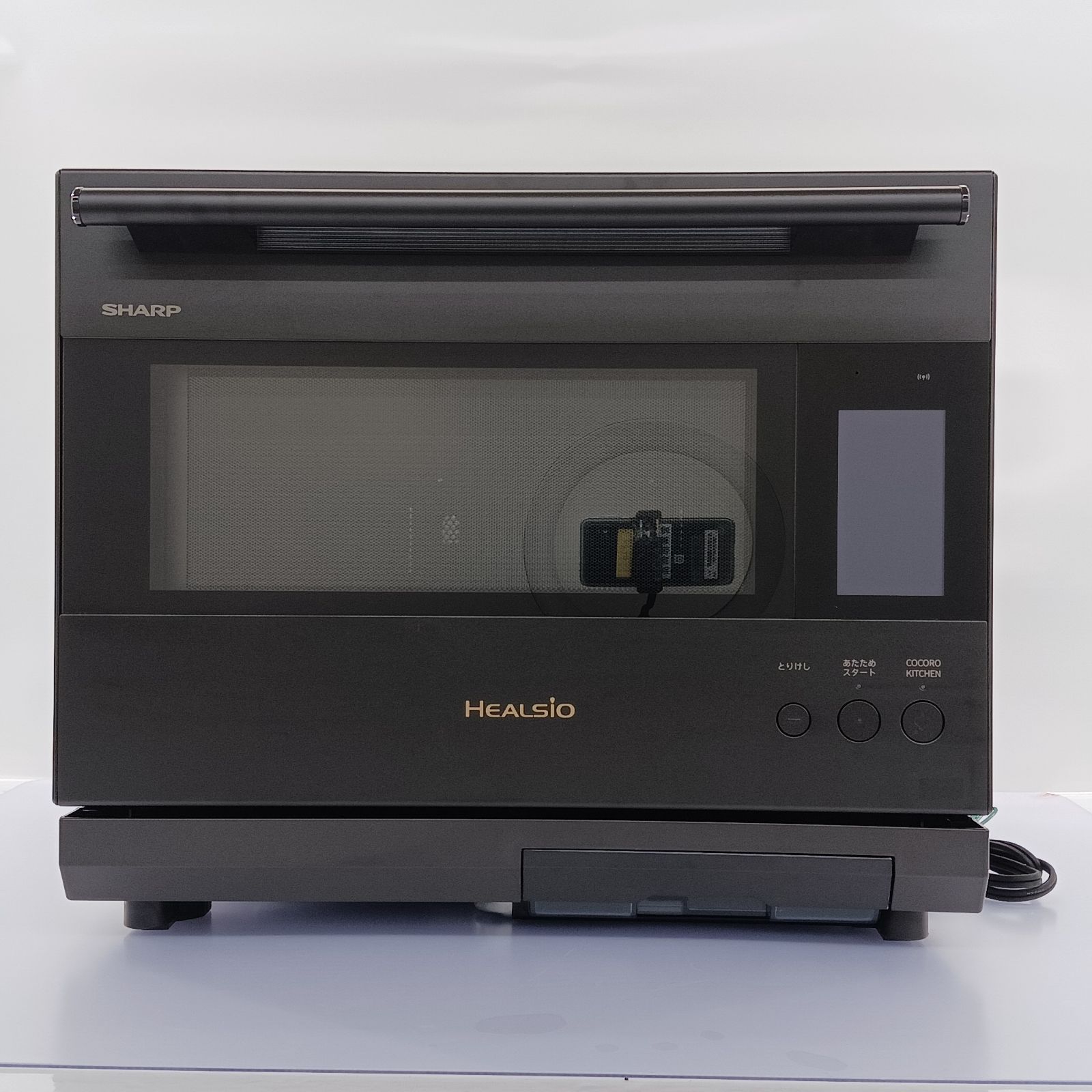 【展示商品】 シャープ　SHARP ウォーターオーブンレンジ 30L フラット HEALSIO(ヘルシオ) プレミアムブラック AX-LSX3B-B