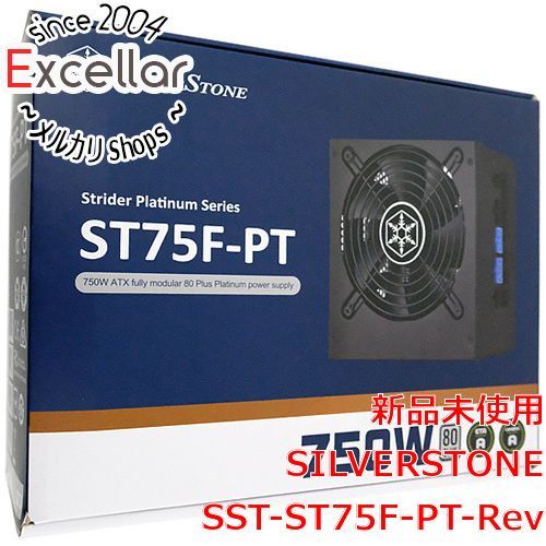 [bn:4] SILVERSTONE　PC電源 SST-ST75F-PT-Rev　750W　ブラック