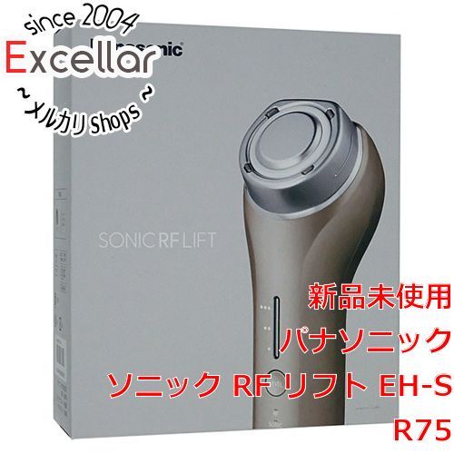 [bn:18] 【新品訳あり(箱きず・やぶれ)】 Panasonic　美顔器 ソニック RF リフト　EH-SR75-N　ゴールド