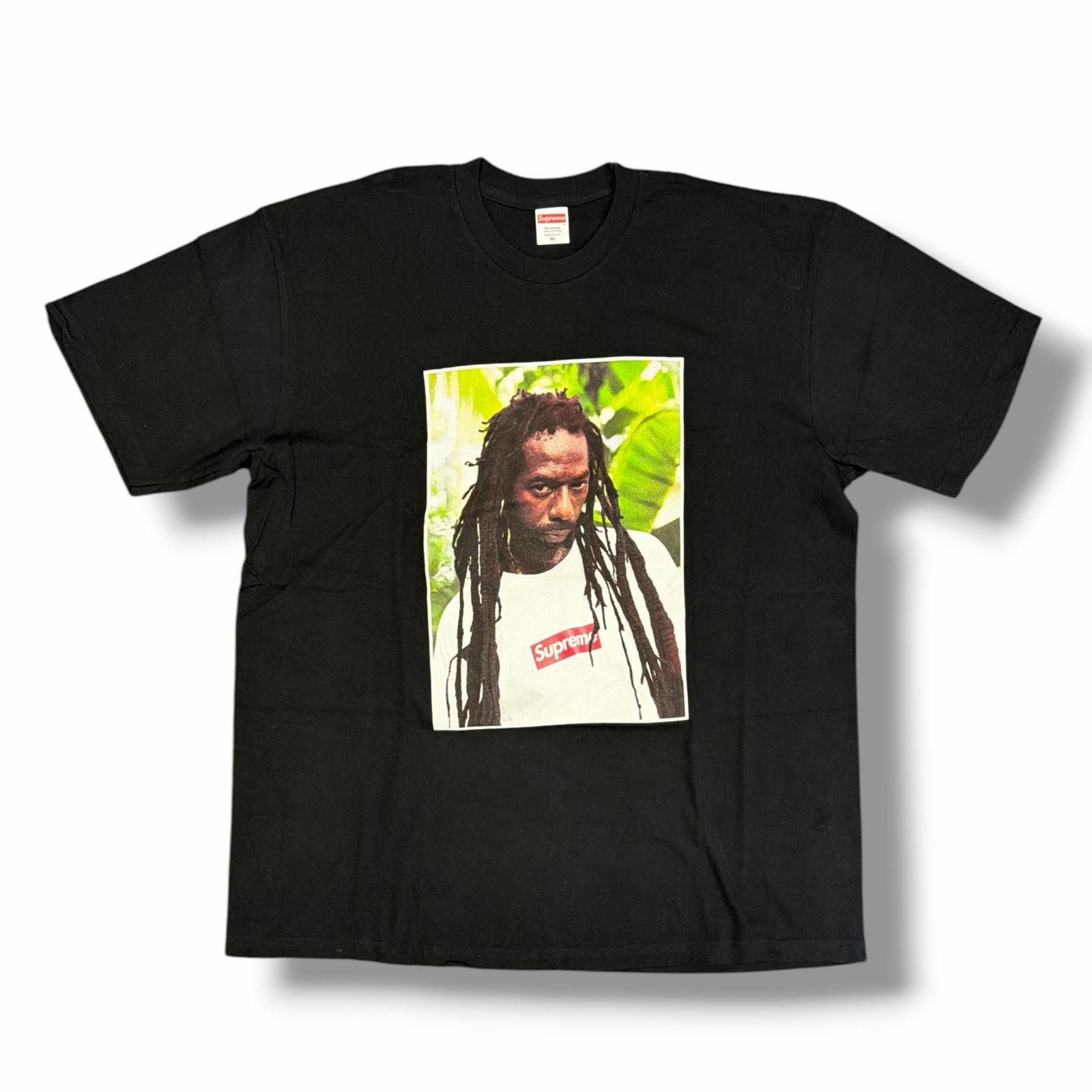 Supreme 19SS buju banton フォトプリントTシャツ 半袖カットソー シュプリーム ブラック XL （9059M）