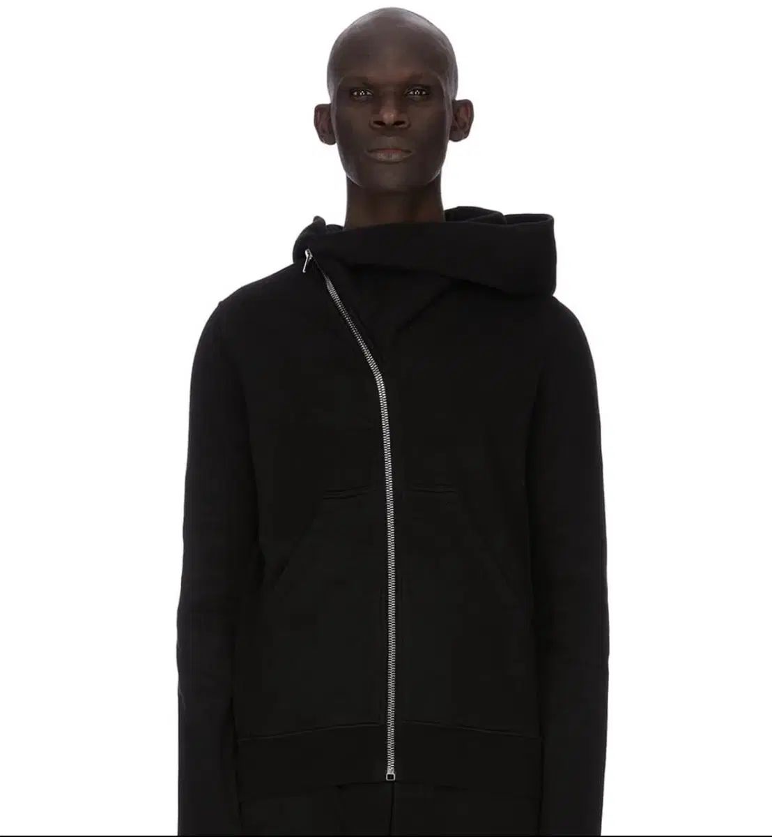 L)RICK OWENS リックオウエンス マウンテン フード ジップアップ ブラック
