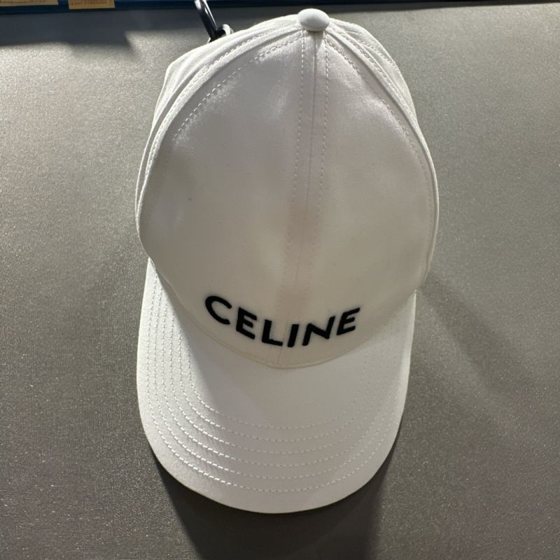 【新品】CELINE セリーヌ ロゴﾞ刺繍ｷｬｯﾌﾟ 白 XL 39,325円
