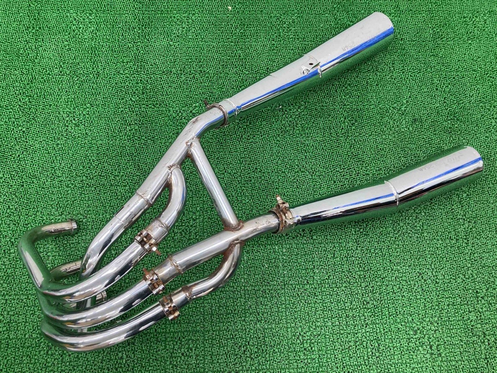 SITO製CBX400F マフラー TPSI2548 社外 中古 NC07 スチール メガホン