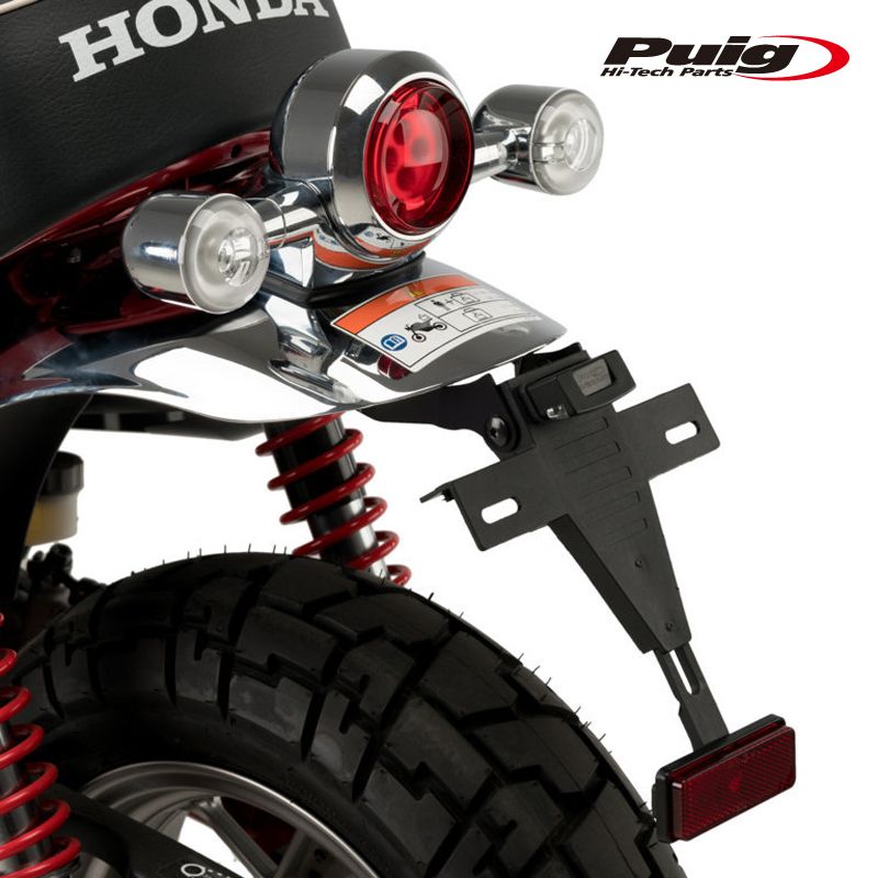 Puig 20550N LICENSE SUPPORTS HONDA MONKEY 125(18-24) プーチ ライセンスサポート フェンダーレスキット