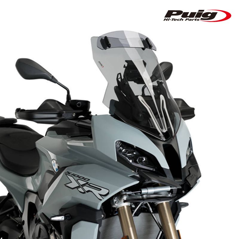 Puig 20456H TOURING SCREEN WITH VISOR [SMOKE] BMW M1000 XR(24-25) S1000 XR(20-26) プーチ ツーリングスクリーン バイザー付き