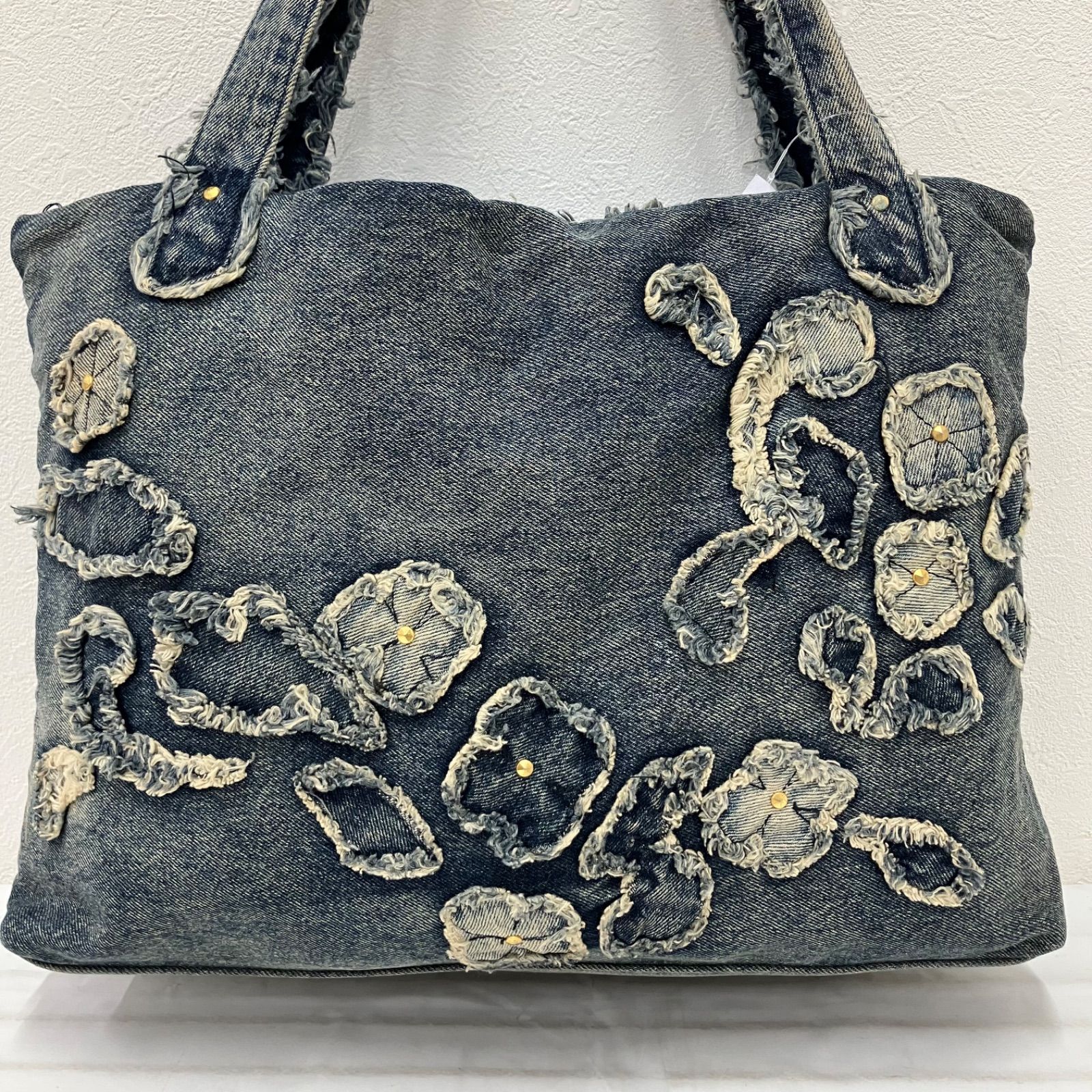 4763 MOSCHINO JEANS モスキーノ ジーンズ トートバッグ ハンドバッグ 