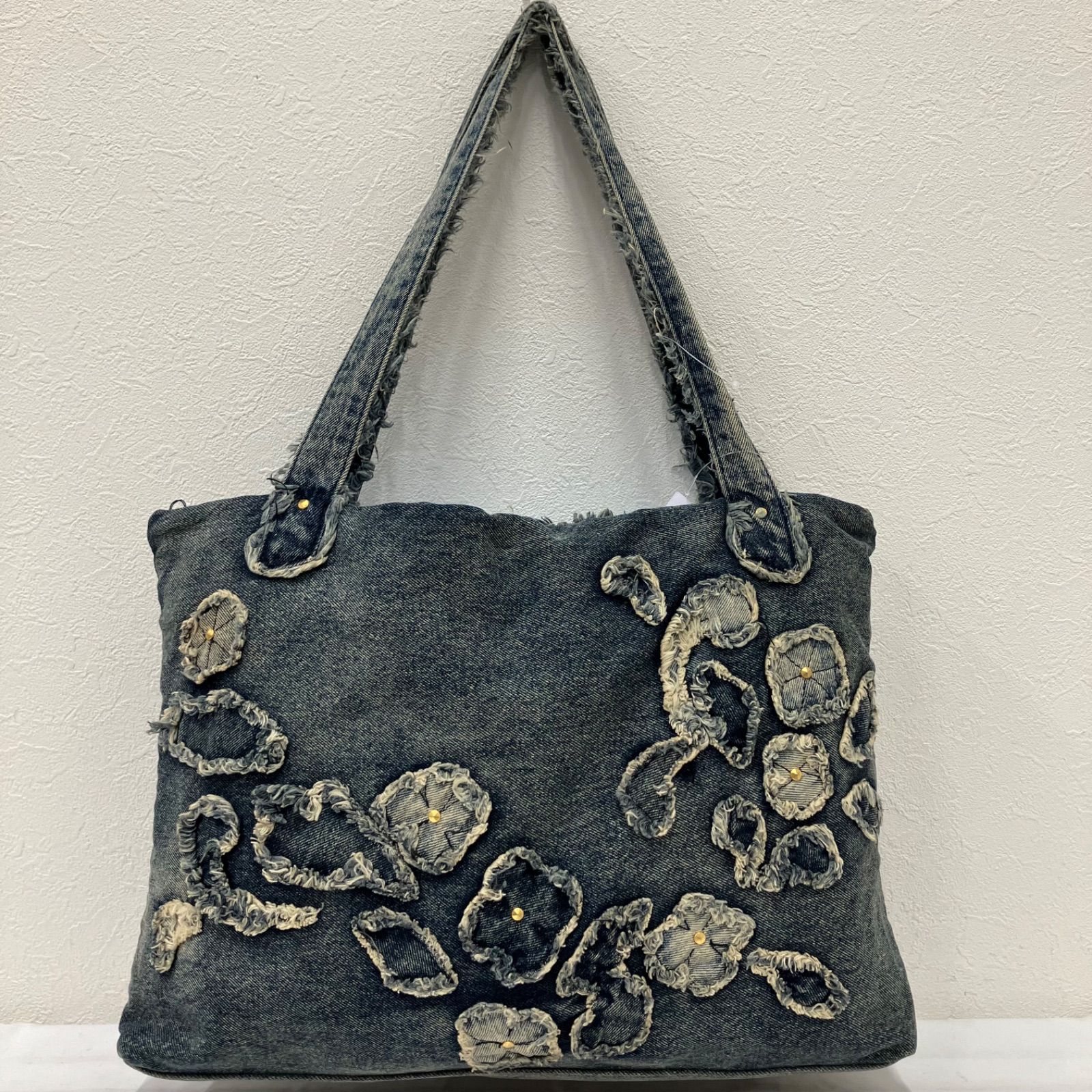 4763 MOSCHINO JEANS モスキーノ ジーンズ トートバッグ ハンドバッグ 