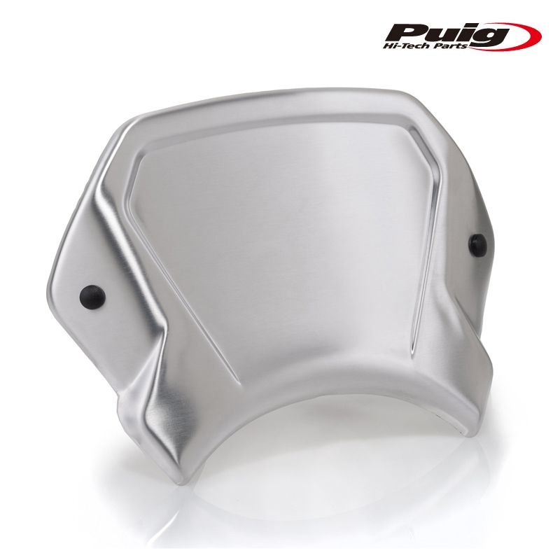 Puig 20400P ALU FRONTAL PLATE [SILVER] HARLEY DAVIDSON SPORTSTER FORTY-EIGHT XL1200X(15-20) プーチ フロントパネル ゼッケンプレート