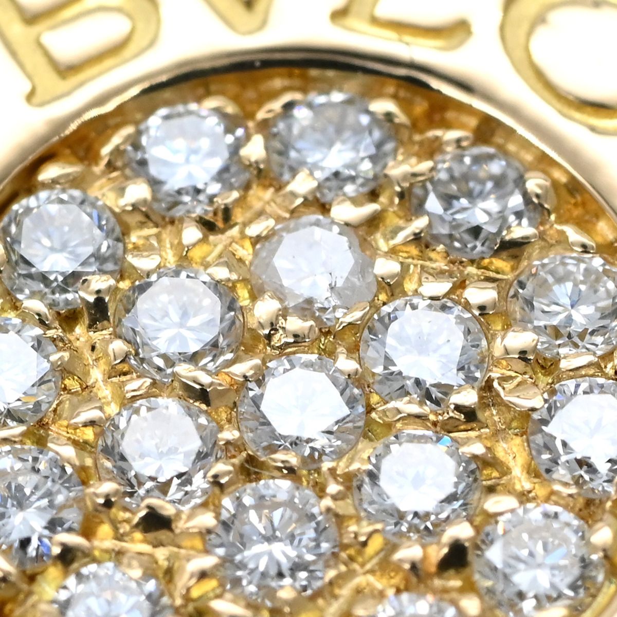ブルガリ BVLGARI チャーム ブルガリブルガリ ダイヤ イエローゴールド 