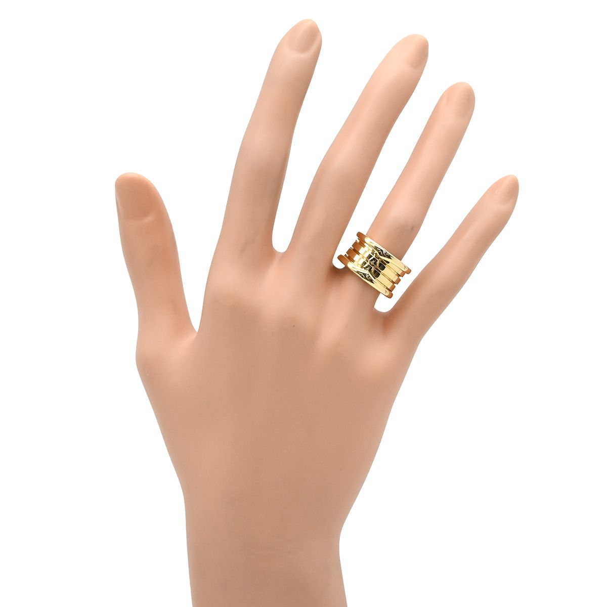 ブルガリ BVLGARI リング 指輪 ビーゼロワン B-zero1 4バンドリング 