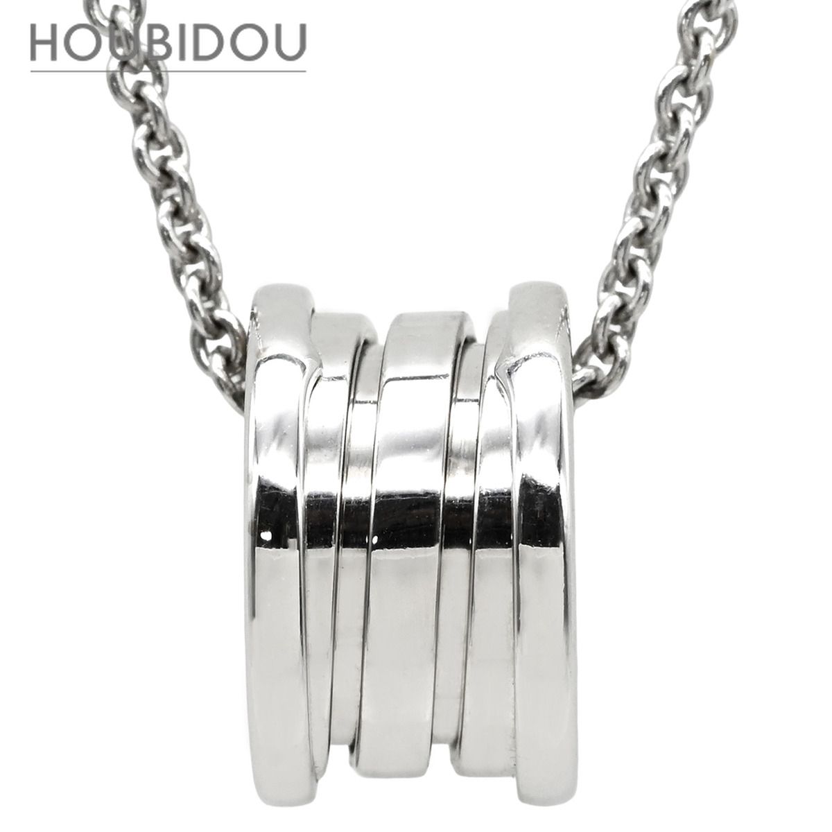 ブルガリ BVLGARI ネックレス ビーゼロワン B-zero1 ホワイトゴールド K18WG Au750 18K 18金 旧型 352815【中古】