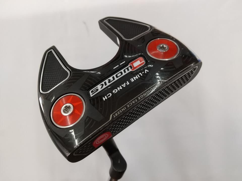 オデッセイ　O-WORKS V-LINE FANG CH　パター　中古　ゴルフドゥ！山口防府店【最短即日発送】