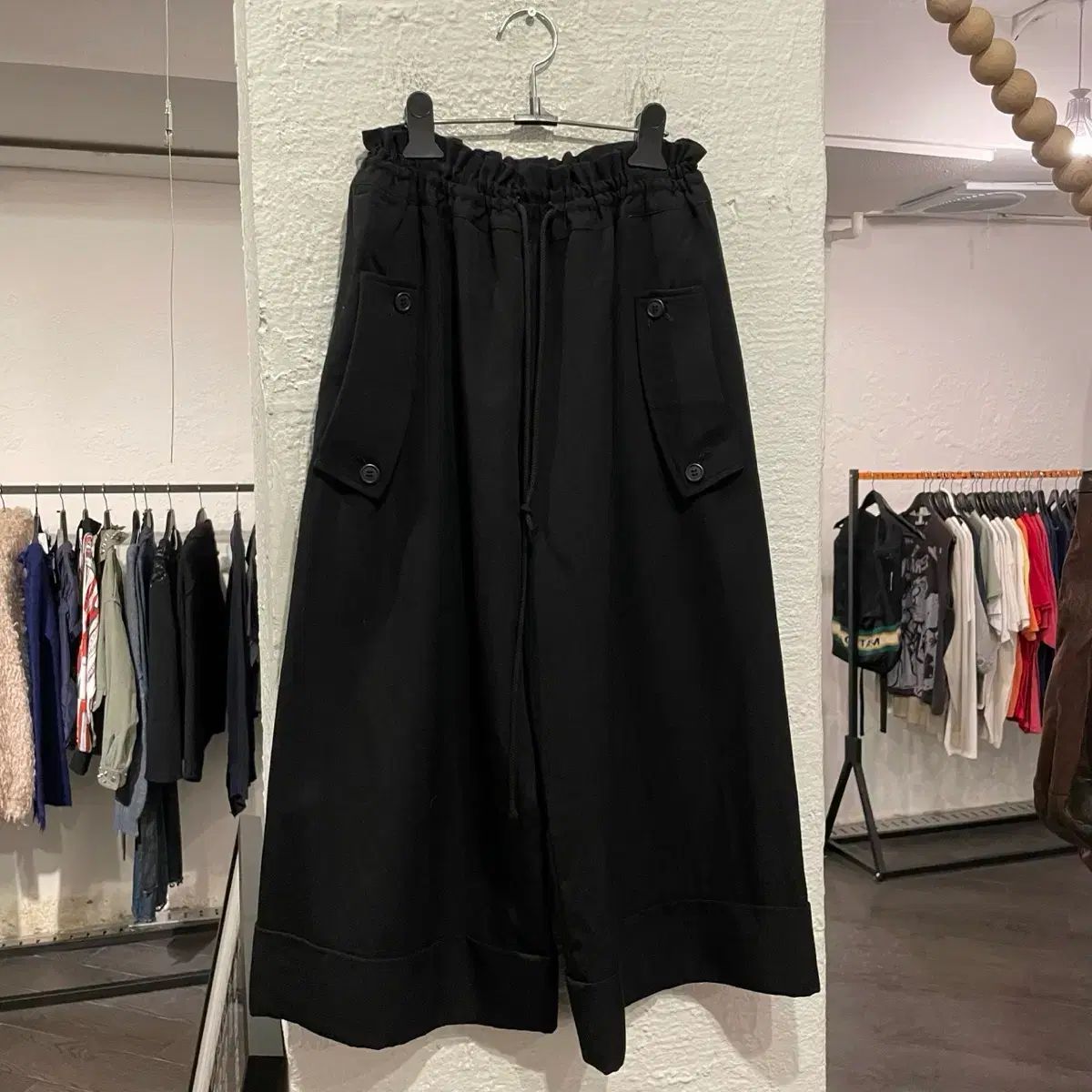 YOHJI YAMAMOTO ヨウジヤマモト ギャバジン 下(ハ) ハカマ パンツ