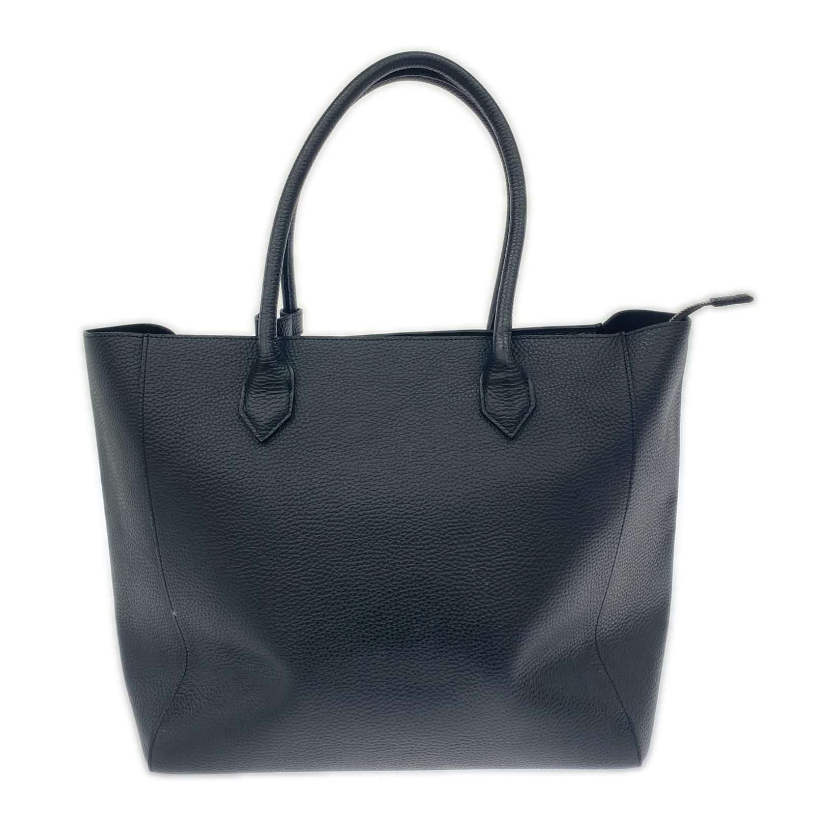 UNITED ARROWS ユナイテッドアローズ レザートートバッグ/ブラック