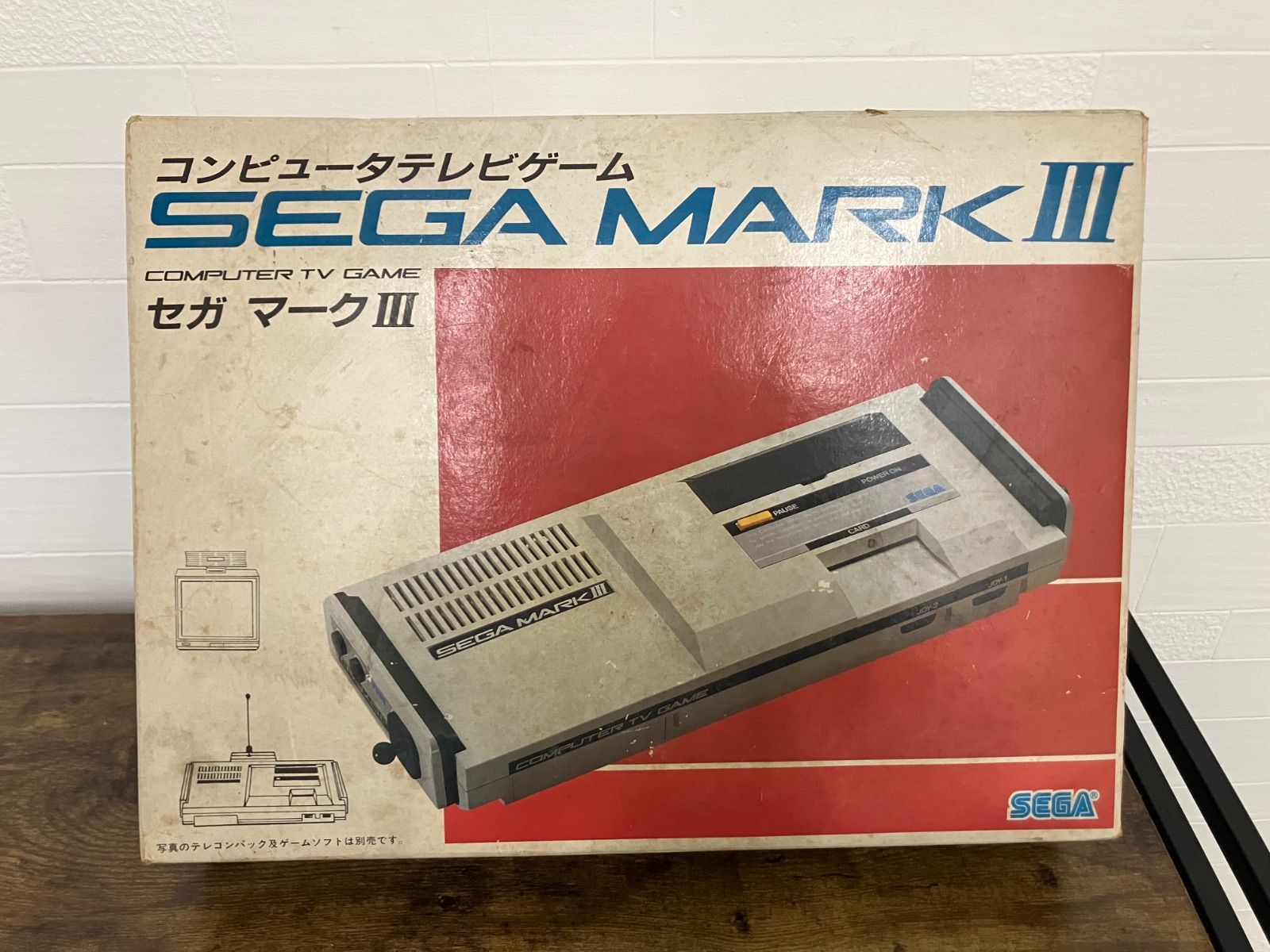 SEGA MARK III セガ マークIII 元箱付き 本体 ジャンク 動作未確認 レトロゲーム