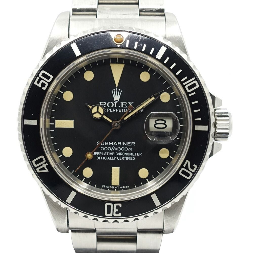 【栄】ロレックス サブマリーナ デイト 40mm 16800 74番台 SS ブラック文字盤 オールトリチウム