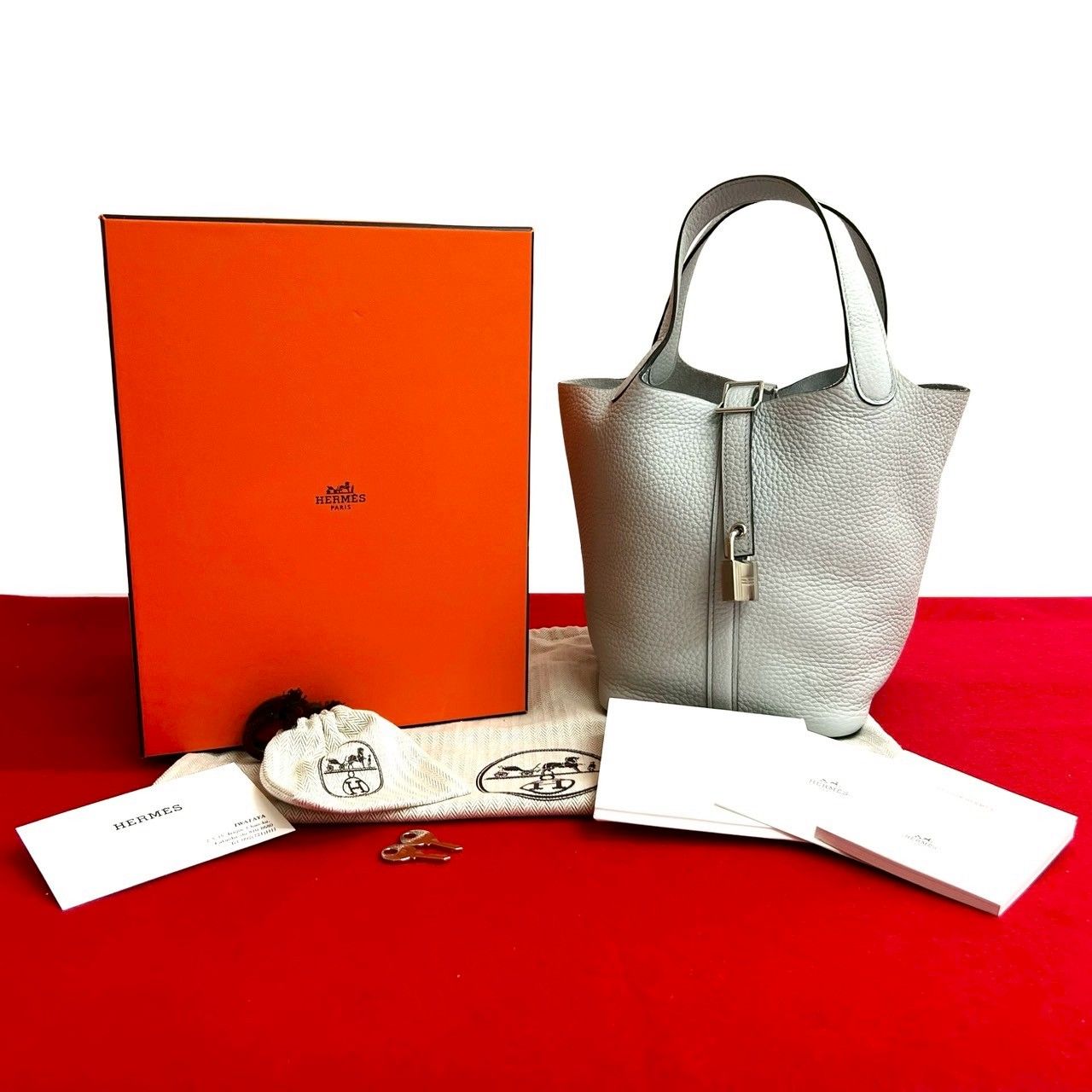 【極美品】ピコタン PM 箱　付属品あり 極 美品 箱 袋付き Z 刻印 HERMES エルメス ピコタンロック PM