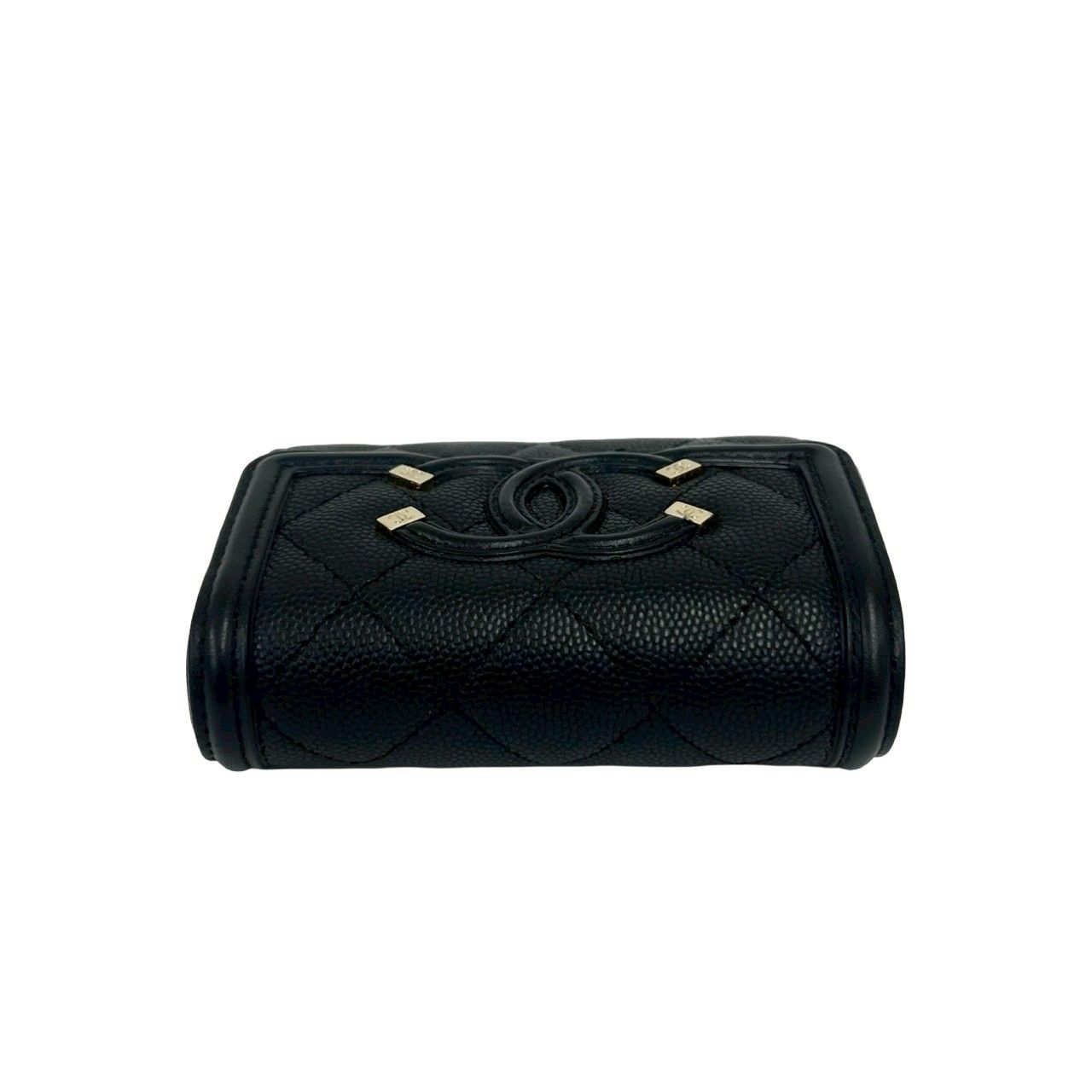 ほぼ未使用 箱 袋付き カード シール有 28番台 CHANEL シャネル CC 