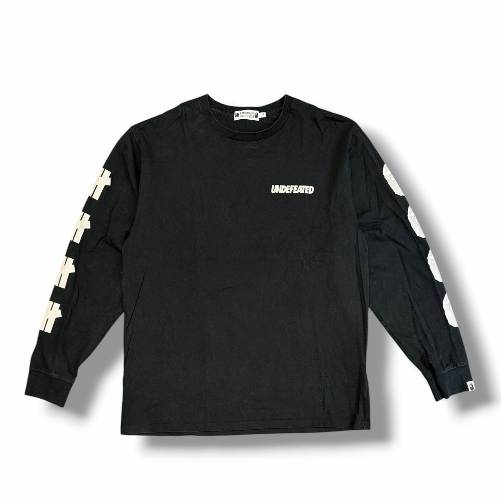 A BATHING APE × UNDEFEATED ロゴプリント 長袖Tシャツ ロング 