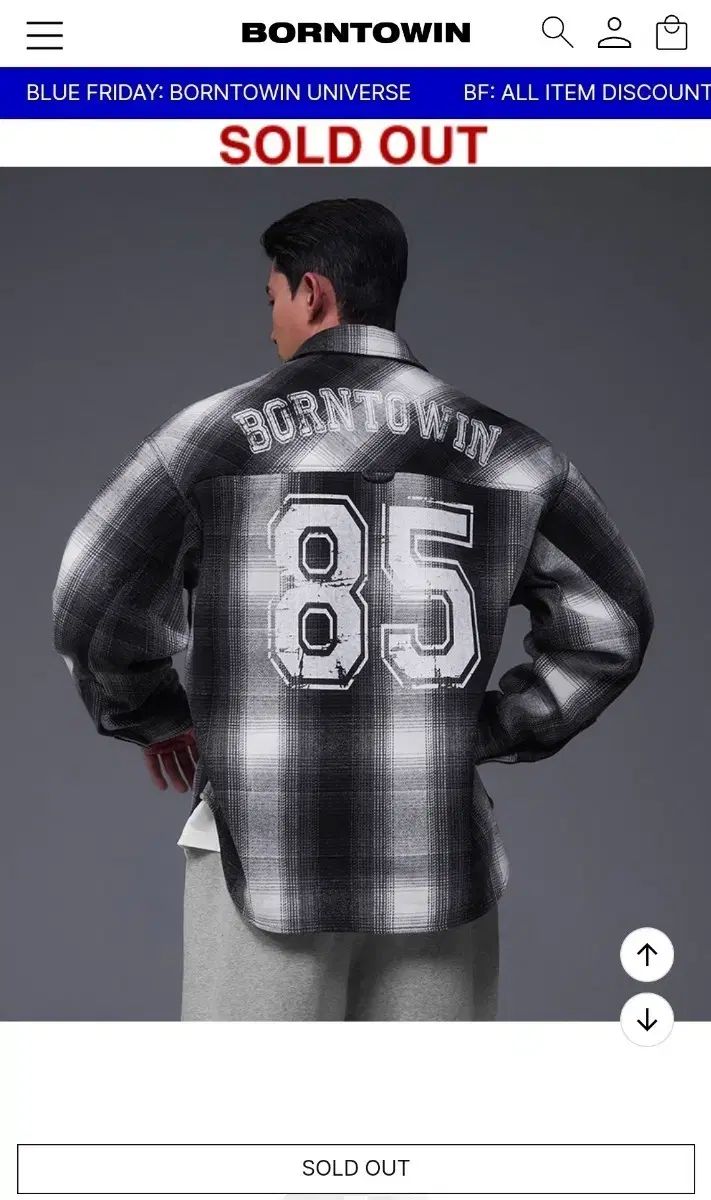 BORN TO WIN 26ss フランネル チェック シャツ ジャケット