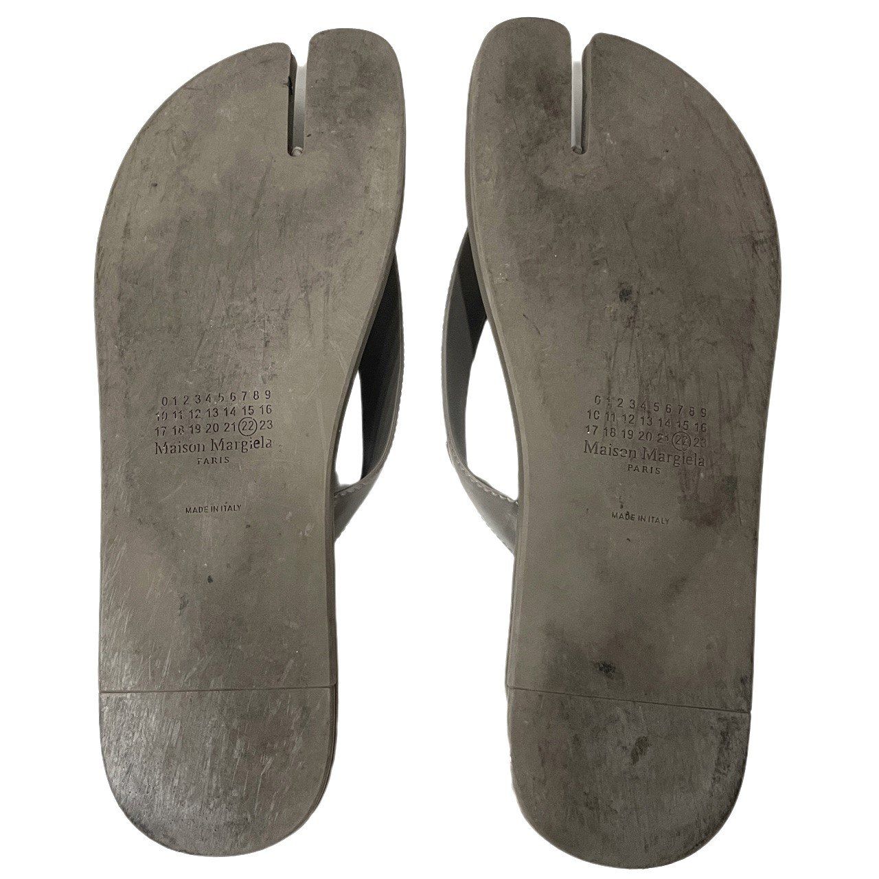 足袋 サンダル マルジェラ Maison Margiela 22 ステッチデザインラバー 