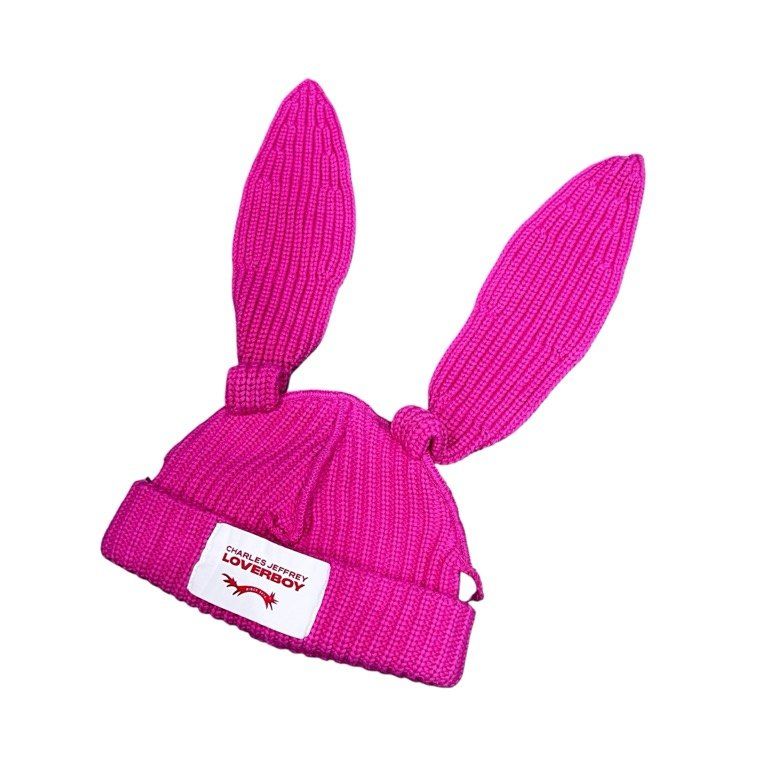 Charles Jeffrey LOVERBOY CHUNKY RABBIT BEANIE チャンキーラビットビーニー ラビットイヤーコットンニットキャップ