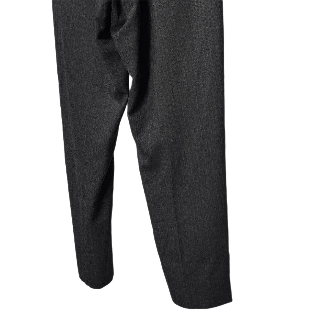 Y's for men ウールストライプ1タックテーパードパンツ スラックス