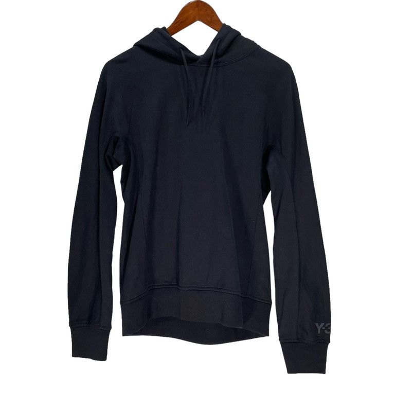 Y-3 19AW ALL BLACKS GRAPHIC HOODIE フクネコバックプリントプル