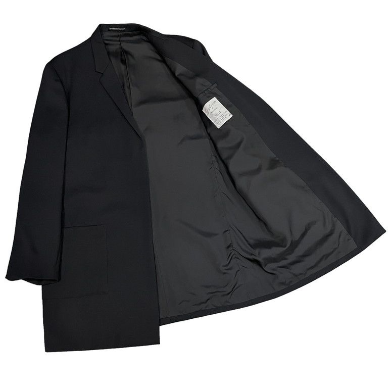 Yohji Yamamoto Pour Homme 99AW ウールギャバジンボタンレスロング 